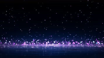 4K唯美粒子水面背景循环