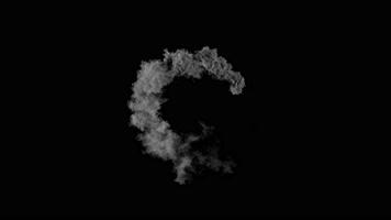 烟雾环绕圈特效合成素材