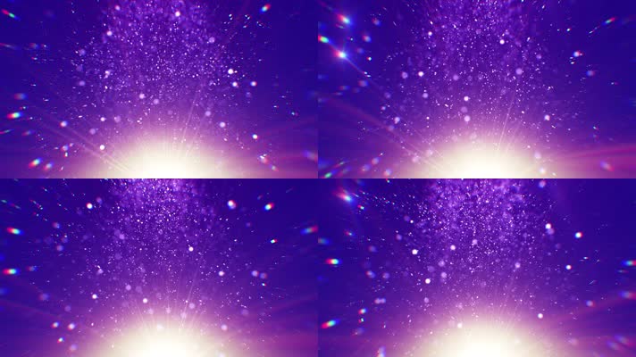 紫色炫光粒子背景