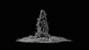 烟雾喷射气流合成素材
