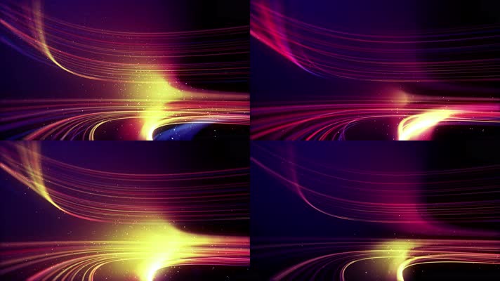 【4K】唯美光线粒子