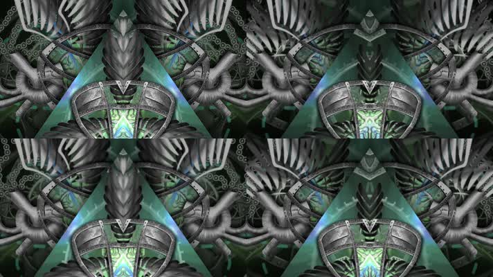 心脏蒸汽朋克VJ背景03