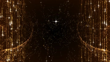 金色粒子帘子