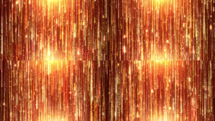 金色梦幻线条颁奖视频