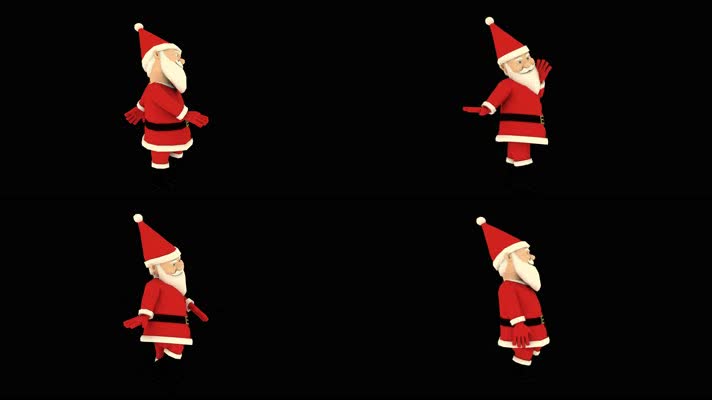 【4K】圣诞老人跳舞