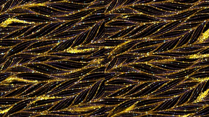 闪耀的金色羽毛