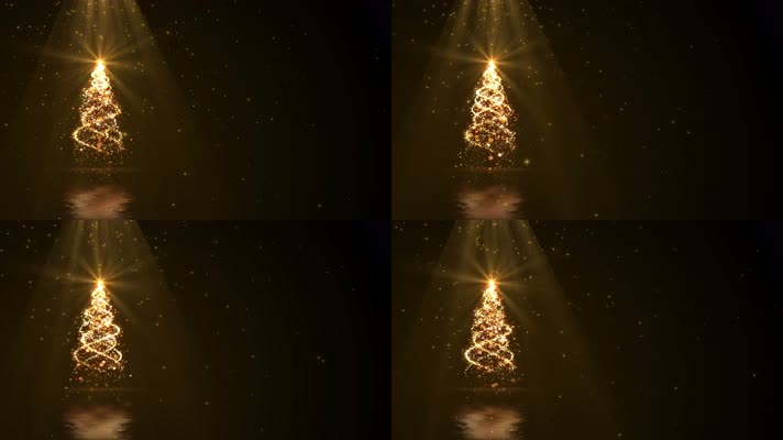 金色的粒子树