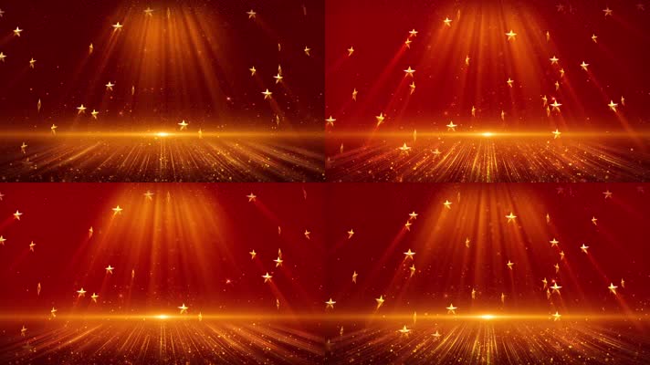 党政歌舞晚会开场背景循环