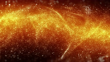 【4K】飘散的金色粒子