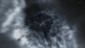 穿越云层到地球