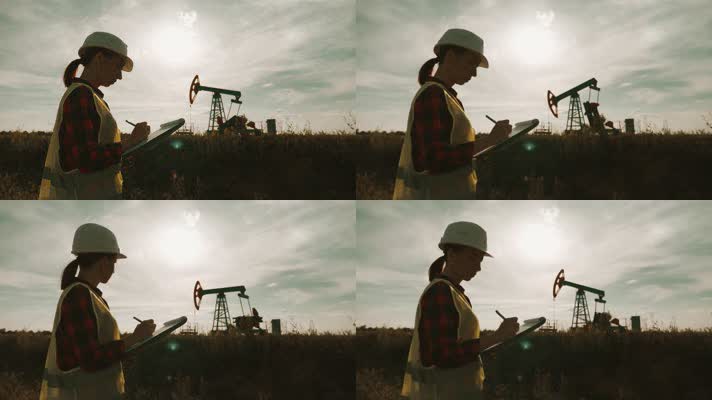 【4K】石油工人