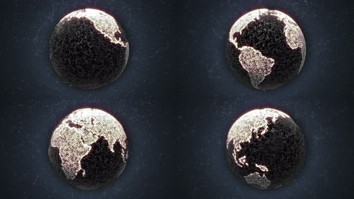 高质量地球循环旋转