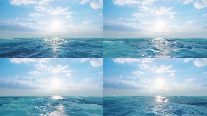 【4K】蓝色海洋