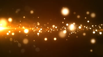  唯美浪漫大气金色粒子闪烁