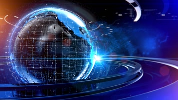 蓝色科技新闻地球