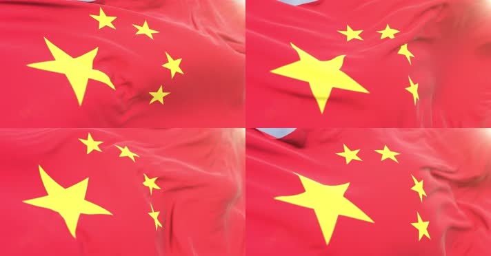 【4K】中国国旗(动画循环)