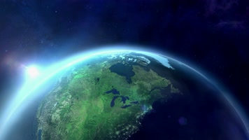 【4K】地球日夜交替