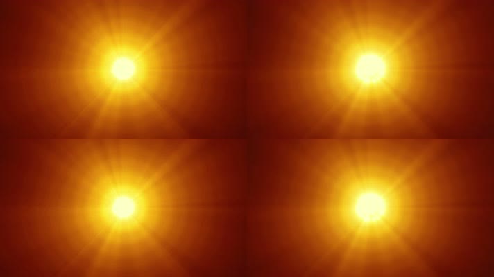 【4K】太阳光芒四射