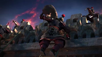 中国古代军事战争打仗攻城场面动画视频