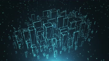 【4K】网格城市全息投影