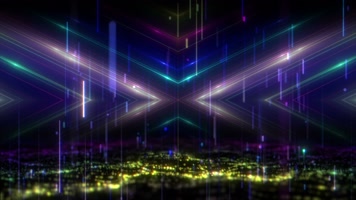 霓虹流星舞台背景