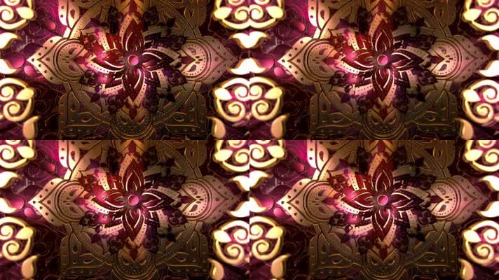 【4K】曼陀罗艺术动画