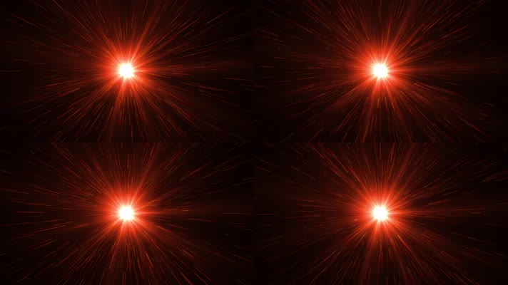 【4k】红色太阳光