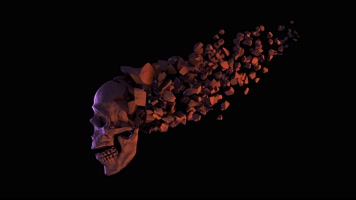 【4K】骷髅头(带透明通道)