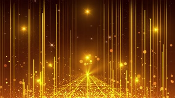 金色大道道路颁奖背景循环