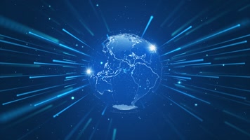 地球光线背景循环