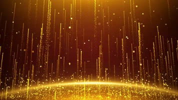 4K颁奖金色粒子背景循环 4K颁奖金色粒子背景循环