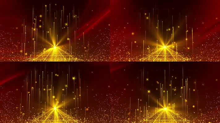 金色颁奖推进舞台循环