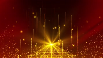 金色颁奖推进舞台循环