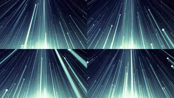 【4k】大气空间线条上升