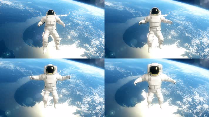 宇航员与地球01