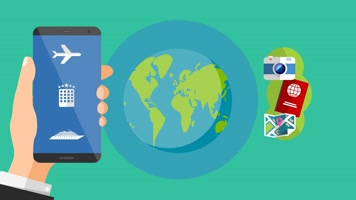 手机APP旅游MG动画02