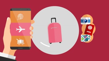 手机APP旅游MG动画01