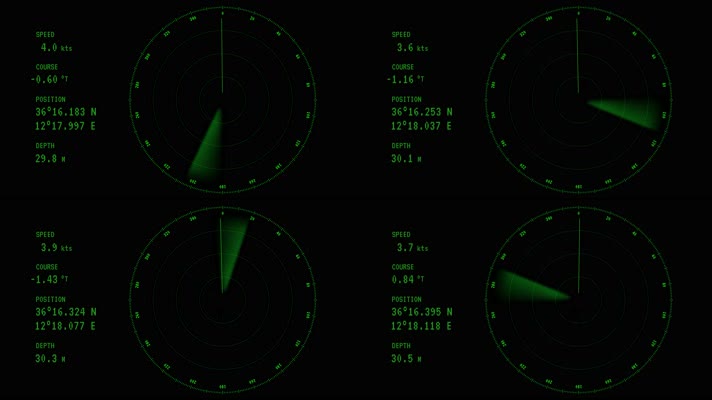 【4K】海洋雷达信息01
