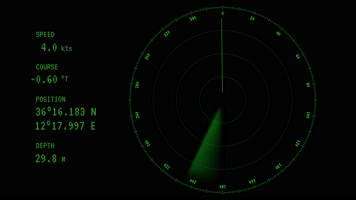 【4K】海洋雷达信息01