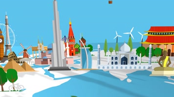 【4K】环球旅行MG动画