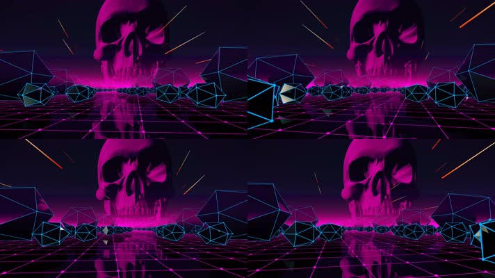 【4K】骷髅头VJ背景