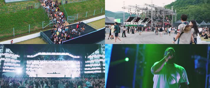 4k韩国音乐节万人狂欢