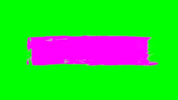 多风格手绘笔刷字幕条绿幕抠像