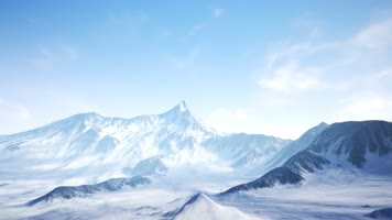 【4K】雪山三维动画