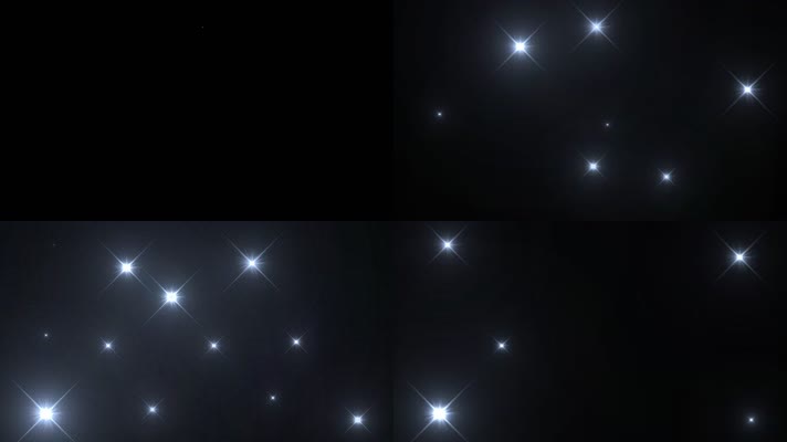 多个闪光灯01(带透明通道)