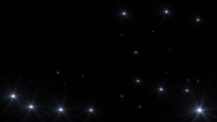 多个闪光灯(带透明通道)