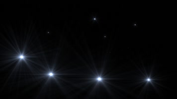 多个闪光灯(带透明通道)