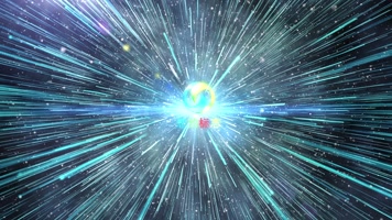 星球碰撞片头模板