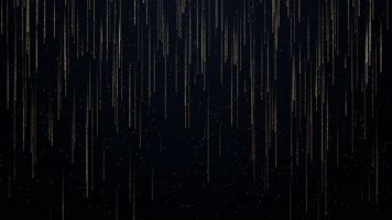 【4K】金色粒子流星下落