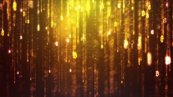 【4K】金色比特币掉落